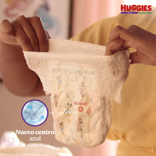 Pantaloncitos Huggies Active Sec Etapa 4/XG 25 uds